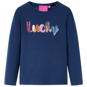 Navy blue long-sleeved children's t-shirt 104 by vidaXL, Kids T-shirts - Ref: Foro24-14065, Price: 10,99 €, Discount: %