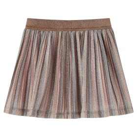 Children's pleated skirt with brown and pink glitter 128 by vidaXL, kids pants - Ref: Foro24-14557, Price: 12,99 €, Discount: %