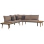 4-piece garden furniture set and solid acacia wood cushions by vidaXL, Garden sets - Ref: Foro24-44240, Price: 570,89 €, Disc...