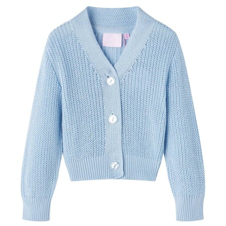 Blaue Kinderstrickjacke 128 von vidaXL, Oberbekleidung für Kinder - Ref: Foro24-14583, Preis: 17,74 €, Rabatt: %