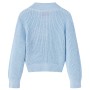 Cárdigan de punto infantil azul 128 de vidaXL, Ropa de abrigo para niños - Ref: Foro24-14583, Precio: 17,74 €, Descuento: %