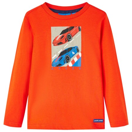 Leuchtendes orangefarbenes Langarm-T-Shirt für Kinder 92 von vidaXL, Kinder-T-Shirts - Ref: Foro24-12804, Preis: 9,27 €, Raba...