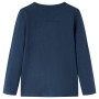 Children's long-sleeved navy blue mélange t-shirt 128 by vidaXL, Kids T-shirts - Ref: Foro24-12702, Price: 11,19 €, Discount: %