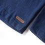 Children's long-sleeved navy blue mélange t-shirt 128 by vidaXL, Kids T-shirts - Ref: Foro24-12702, Price: 11,19 €, Discount: %