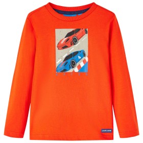 Leuchtendes orangefarbenes Langarm-T-Shirt für Kinder 116 von vidaXL, Kinder-T-Shirts - Ref: Foro24-12806, Preis: 9,99 €, Rab...