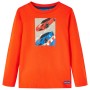 Leuchtendes orangefarbenes Langarm-T-Shirt für Kinder 116 von vidaXL, Kinder-T-Shirts - Ref: Foro24-12806, Preis: 9,27 €, Rab...