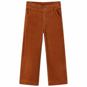 Cognac corduroy children's pants 104 by vidaXL, kids pants - Ref: Foro24-13930, Price: 12,99 €, Discount: %