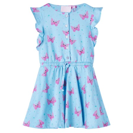 Ärmelloses Kinderkleid mit blauen Knöpfen 116 von vidaXL, Kinderkleider - Ref: Foro24-14679, Preis: 20,55 €, Rabatt: %