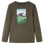 Kinder-T-Shirt mit langen Ärmeln Khaki 104 von vidaXL, Kinder-T-Shirts - Ref: Foro24-12735, Preis: 9,99 €, Rabatt: %