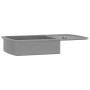 Kitchen sink with a gray granite bowl by vidaXL, Sinks - Ref: Foro24-142945, Price: 159,67 €, Discount: %