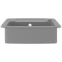 Kitchen sink with a gray granite bowl by vidaXL, Sinks - Ref: Foro24-142945, Price: 159,67 €, Discount: %