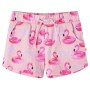 Pantalones cortos infantiles con cordón rosa claro 116 de vidaXL, Pantalones de niños - Ref: Foro24-14664, Precio: 11,06 €, D...