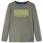 Khaki long-sleeved children's t-shirt 140 by vidaXL, Kids T-shirts - Ref: Foro24-13113, Price: 11,19 €, Discount: %