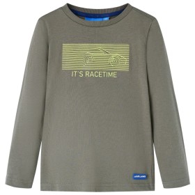 Khaki long-sleeved children's t-shirt 116 by vidaXL, Kids T-shirts - Ref: Foro24-13111, Price: 8,99 €, Discount: %