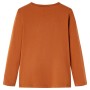 Children's long-sleeved t-shirt in cognac color 128 by vidaXL, Kids T-shirts - Ref: Foro24-14052, Price: 9,97 €, Discount: %