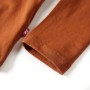 Langarm-T-Shirt für Kinder in der Farbe Cognac 128 von vidaXL, Kinder-T-Shirts - Ref: Foro24-14052, Preis: 9,97 €, Rabatt: %