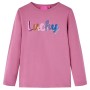 Camiseta infantil de manga larga color frambuesa 140 de vidaXL, Camisetas para niños - Ref: Foro24-14073, Precio: 11,87 €, De...