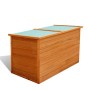 Baúl de jardín de madera 126x72x72 cm de vidaXL, Cajas de almacenaje para exteriores - Ref: Foro24-42702, Precio: 139,33 €, D...