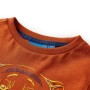 Langarm-T-Shirt für Kinder in der Farbe 140 in hellem Ziegelstein von vidaXL, Kinder-T-Shirts - Ref: Foro24-13158, Preis: 9,6...