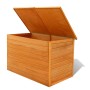 Baúl de jardín de madera 126x72x72 cm de vidaXL, Cajas de almacenaje para exteriores - Ref: Foro24-42702, Precio: 139,33 €, D...