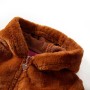 Children's jacket with hooded synthetic fur cognac color 92 by vidaXL, Children's outerwear - Ref: Foro24-14044, Price: 16,47...