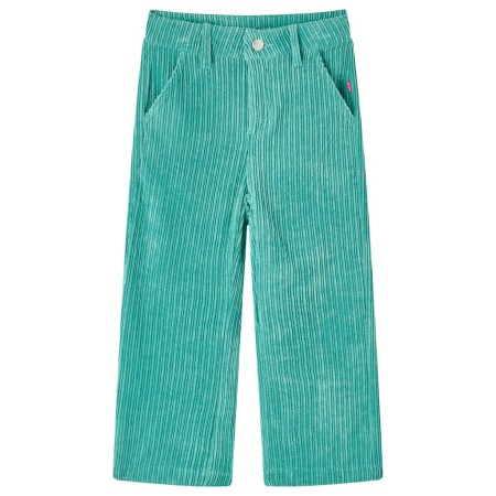 Mintgrüne Kinder-Cordhose 140 von vidaXL, Kinderhosen - Ref: Foro24-14368, Preis: 13,82 €, Rabatt: %