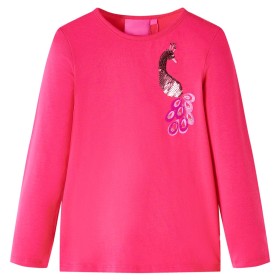 Camiseta infantil de manga larga rosa brillante 140 de vidaXL, Camisetas para niños - Ref: Foro24-13593, Precio: 9,99 €, Desc...