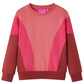 Children's sweatshirt pink and henna colors 116 by vidaXL, Kids T-shirts - Ref: Foro24-13991, Price: 11,99 €, Discount: %