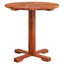 Bistro terrace table solid acacia wood 70x70 cm by vidaXL, Garden tables - Ref: Foro24-44037, Price: 83,76 €, Discount: %