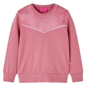 Raspberry velvet patchwork children's sweatshirt 116 by vidaXL, Kids T-shirts - Ref: Foro24-14006, Price: 13,99 €, Discount: %