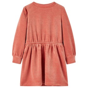 Vestido infantil de manga larga rosa 128 de vidaXL, Vestidos de niños - Ref: Foro24-14467, Precio: 14,99 €, Descuento: %