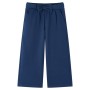 Pantalón infantil con perneras anchas azul marino 92 de vidaXL, Pantalones de niños - Ref: Foro24-14827, Precio: 15,35 €, Des...