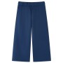 Pantalón infantil con perneras anchas azul marino 92 de vidaXL, Pantalones de niños - Ref: Foro24-14827, Precio: 15,35 €, Des...