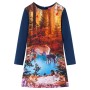 Navy blue long-sleeved children's dress 128 by vidaXL, Children's dresses - Ref: Foro24-14890, Price: 12,93 €, Discount: %