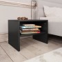 Black plywood nightstand 40x30x30 cm by vidaXL, Nightstands - Ref: Foro24-800065, Price: 25,97 €, Discount: %