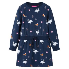 Navy blue long-sleeved children's dress 140 by vidaXL, Children's dresses - Ref: Foro24-14846, Price: 17,99 €, Discount: %