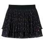 Falda infantil con diseño de volantes escalonados negro 140 de vidaXL, Pantalones de niños - Ref: Foro24-14901, Precio: 15,02...