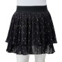 Falda infantil con diseño de volantes escalonados negro 116 de vidaXL, Pantalones de niños - Ref: Foro24-14899, Precio: 15,02...