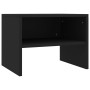 Black plywood nightstand 40x30x30 cm by vidaXL, Nightstands - Ref: Foro24-800065, Price: 25,99 €, Discount: %