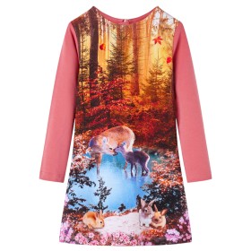 Pink long sleeve children's dress 92 by vidaXL, Children's dresses - Ref: Foro24-14892, Price: 15,99 €, Discount: %