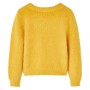 Ocher children's knitted sweater 140 by vidaXL, Kids T-shirts - Ref: Foro24-14941, Price: 16,99 €, Discount: %