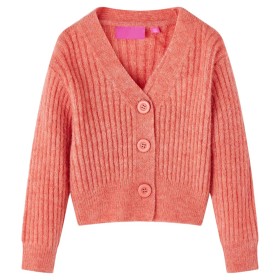 Rebeca de punto infantil rosa medio 128 de vidaXL, Camisetas para niños - Ref: Foro24-14960, Precio: 13,06 €, Descuento: %