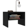 Black plywood nightstand 40x30x30 cm by vidaXL, Nightstands - Ref: Foro24-800065, Price: 25,99 €, Discount: %