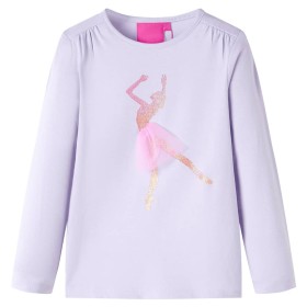 Children's long-sleeved light lilac t-shirt 140 by vidaXL, Kids T-shirts - Ref: Foro24-13998, Price: 11,28 €, Discount: %