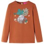 Children's long-sleeved t-shirt in cognac color 92 by vidaXL, Kids T-shirts - Ref: Foro24-14169, Price: 9,97 €, Discount: %