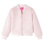 Chaqueta infantil cuero sintético rosa suave 116 de vidaXL, Ropa de abrigo para niños - Ref: Foro24-14251, Precio: 13,53 €, D...