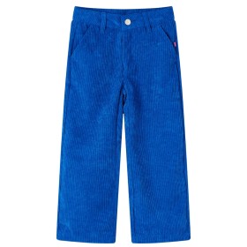 Cobalt blue corduroy children's pants 92 by vidaXL, kids pants - Ref: Foro24-14419, Price: 10,99 €, Discount: %