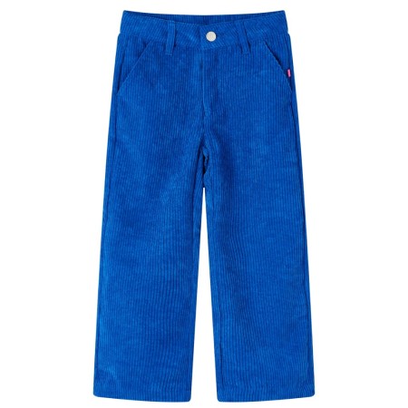 Pantalón infantil pana azul cobalto 92 de vidaXL, Pantalones de niños - Ref: Foro24-14419, Precio: 10,99 €, Descuento: %