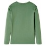 Children's long-sleeved t-shirt light khaki 128 by vidaXL, Kids T-shirts - Ref: Foro24-13222, Price: 8,99 €, Discount: %