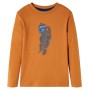 Camiseta infantil de manga larga ocre oscuro 140 de vidaXL, Camisetas para niños - Ref: Foro24-13463, Precio: 7,56 €, Descuen...